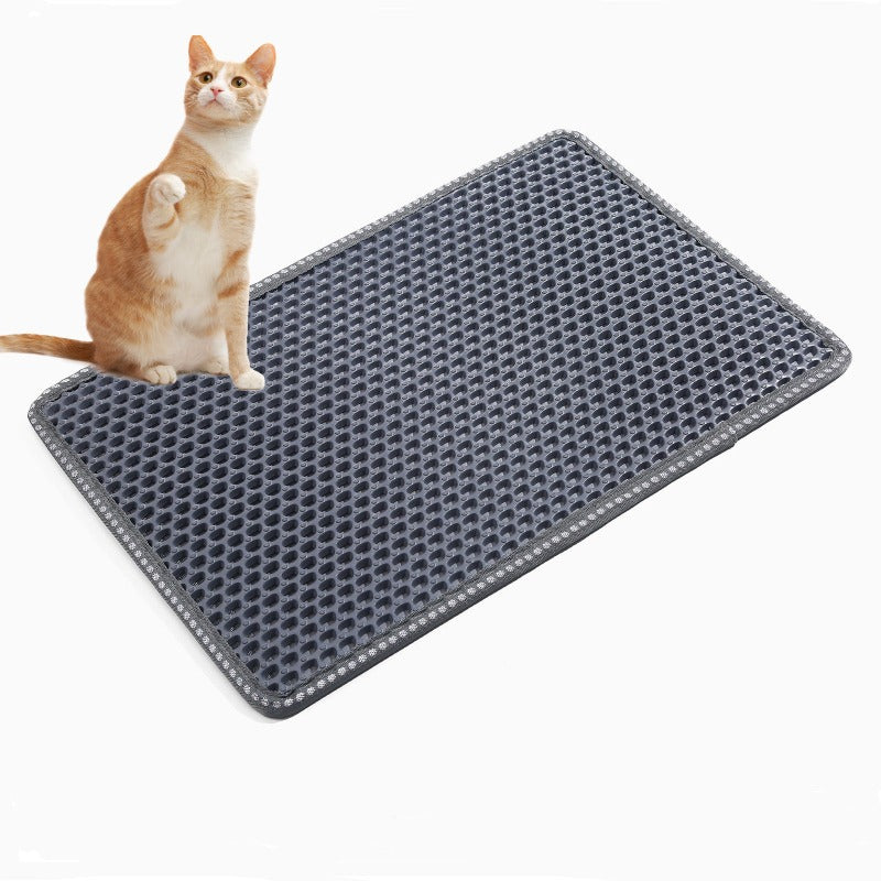 2 layer cat litter mat best sale